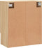 vidaXL - Wandkast - 60x31x70 - cm - bewerkt - hout - sonoma - eikenkleurig