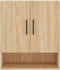 vidaXL - Wandkast - 60x31x70 - cm - bewerkt - hout - sonoma - eikenkleurig