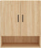 vidaXL - Wandkast - 60x31x70 - cm - bewerkt - hout - sonoma - eikenkleurig