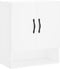 vidaXL - Wandkast - 60x31x70 - cm - bewerkt - hout - wit