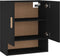 vidaXL - Wandkast - 60x31x70 - cm - bewerkt - hout - zwart