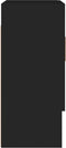 vidaXL - Wandkast - 60x31x70 - cm - bewerkt - hout - zwart