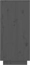 vidaXL - Wandkast - 60x34x75 - cm - massief - grenenhout - grijs