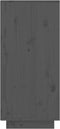 vidaXL - Wandkast - 60x34x75 - cm - massief - grenenhout - grijs