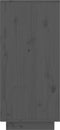 vidaXL - Wandkast - 60x34x75 - cm - massief - grenenhout - grijs