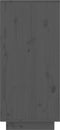 vidaXL - Wandkast - 60x34x75 - cm - massief - grenenhout - grijs
