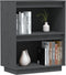 vidaXL - Wandkast - 60x34x75 - cm - massief - grenenhout - grijs