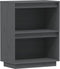 vidaXL - Wandkast - 60x34x75 - cm - massief - grenenhout - grijs