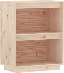 vidaXL - Wandkast - 60x34x75 - cm - massief - grenenhout