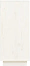 vidaXL - Wandkast - 60x34x75 - cm - massief - grenenhout - wit