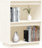 vidaXL - Wandkast - 60x34x75 - cm - massief - grenenhout - wit