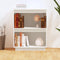 vidaXL - Wandkast - 60x34x75 - cm - massief - grenenhout - wit