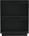 vidaXL - Wandkast - 60x34x75 - cm - massief - grenenhout - zwart
