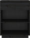 vidaXL - Wandkast - 60x34x75 - cm - massief - grenenhout - zwart