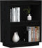 vidaXL - Wandkast - 60x34x75 - cm - massief - grenenhout - zwart