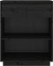 vidaXL - Wandkast - 60x34x75 - cm - massief - grenenhout - zwart