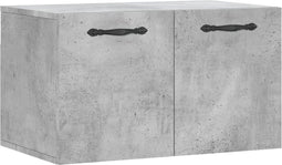 vidaXL - Wandkast - 60x36,5x35 - cm - bewerkt - hout - betongrijs
