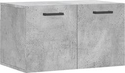 vidaXL - Wandkast - 60x36,5x35 - cm - bewerkt - hout - betongrijs