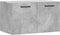 vidaXL - Wandkast - 60x36,5x35 - cm - bewerkt - hout - betongrijs
