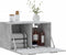 vidaXL - Wandkast - 60x36,5x35 - cm - bewerkt - hout - betongrijs