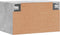 vidaXL - Wandkast - 60x36,5x35 - cm - bewerkt - hout - betongrijs