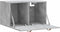 vidaXL - Wandkast - 60x36,5x35 - cm - bewerkt - hout - betongrijs