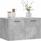vidaXL - Wandkast - 60x36,5x35 - cm - bewerkt - hout - betongrijs