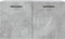 vidaXL - Wandkast - 60x36,5x35 - cm - bewerkt - hout - betongrijs