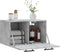 vidaXL - Wandkast - 60x36,5x35 - cm - bewerkt - hout - betongrijs