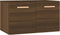 vidaXL - Wandkast - 60x36,5x35 - cm - bewerkt - hout - bruin - eikenkleur