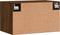 vidaXL - Wandkast - 60x36,5x35 - cm - bewerkt - hout - bruin - eikenkleur