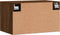 vidaXL - Wandkast - 60x36,5x35 - cm - bewerkt - hout - bruin - eikenkleur