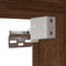 vidaXL - Wandkast - 60x36,5x35 - cm - bewerkt - hout - bruin - eikenkleur