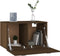 vidaXL - Wandkast - 60x36,5x35 - cm - bewerkt - hout - bruin - eikenkleur