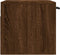 vidaXL - Wandkast - 60x36,5x35 - cm - bewerkt - hout - bruin - eikenkleur