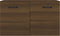 vidaXL - Wandkast - 60x36,5x35 - cm - bewerkt - hout - bruin - eikenkleur
