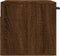 vidaXL - Wandkast - 60x36,5x35 - cm - bewerkt - hout - bruin - eikenkleur