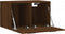 vidaXL - Wandkast - 60x36,5x35 - cm - bewerkt - hout - bruin - eikenkleur