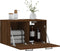 vidaXL - Wandkast - 60x36,5x35 - cm - bewerkt - hout - bruin - eikenkleur