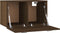 vidaXL - Wandkast - 60x36,5x35 - cm - bewerkt - hout - bruin - eikenkleur