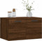 vidaXL - Wandkast - 60x36,5x35 - cm - bewerkt - hout - bruin - eikenkleur