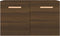 vidaXL - Wandkast - 60x36,5x35 - cm - bewerkt - hout - bruin - eikenkleur
