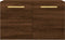 vidaXL - Wandkast - 60x36,5x35 - cm - bewerkt - hout - bruin - eikenkleur