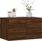 vidaXL - Wandkast - 60x36,5x35 - cm - bewerkt - hout - bruin - eikenkleur