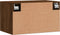 vidaXL - Wandkast - 60x36,5x35 - cm - bewerkt - hout - bruin - eikenkleur