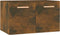 vidaXL - Wandkast - 60x36,5x35 - cm - bewerkt - hout - gerookt - eikenkleurig
