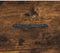 vidaXL - Wandkast - 60x36,5x35 - cm - bewerkt - hout - gerookt - eikenkleurig