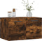 vidaXL - Wandkast - 60x36,5x35 - cm - bewerkt - hout - gerookt - eikenkleurig