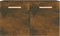 vidaXL - Wandkast - 60x36,5x35 - cm - bewerkt - hout - gerookt - eikenkleurig