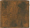 vidaXL - Wandkast - 60x36,5x35 - cm - bewerkt - hout - gerookt - eikenkleurig